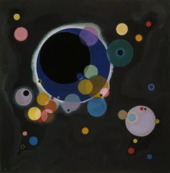 Esquisse pour Plusieurs cercles, 1926